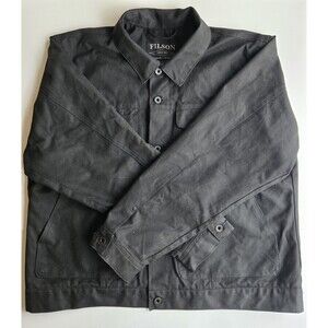 Filson Men's Waxed Cotton Tin Cloth Cruiser Jacket, Short Lining, Size XXL - EUC